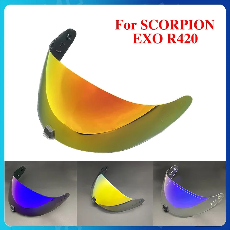 

Motorcycle Helmet Lens For SCORPION EXO R420 Helmet Visor Windshield Shield Glasses Visor Helmet Accessories