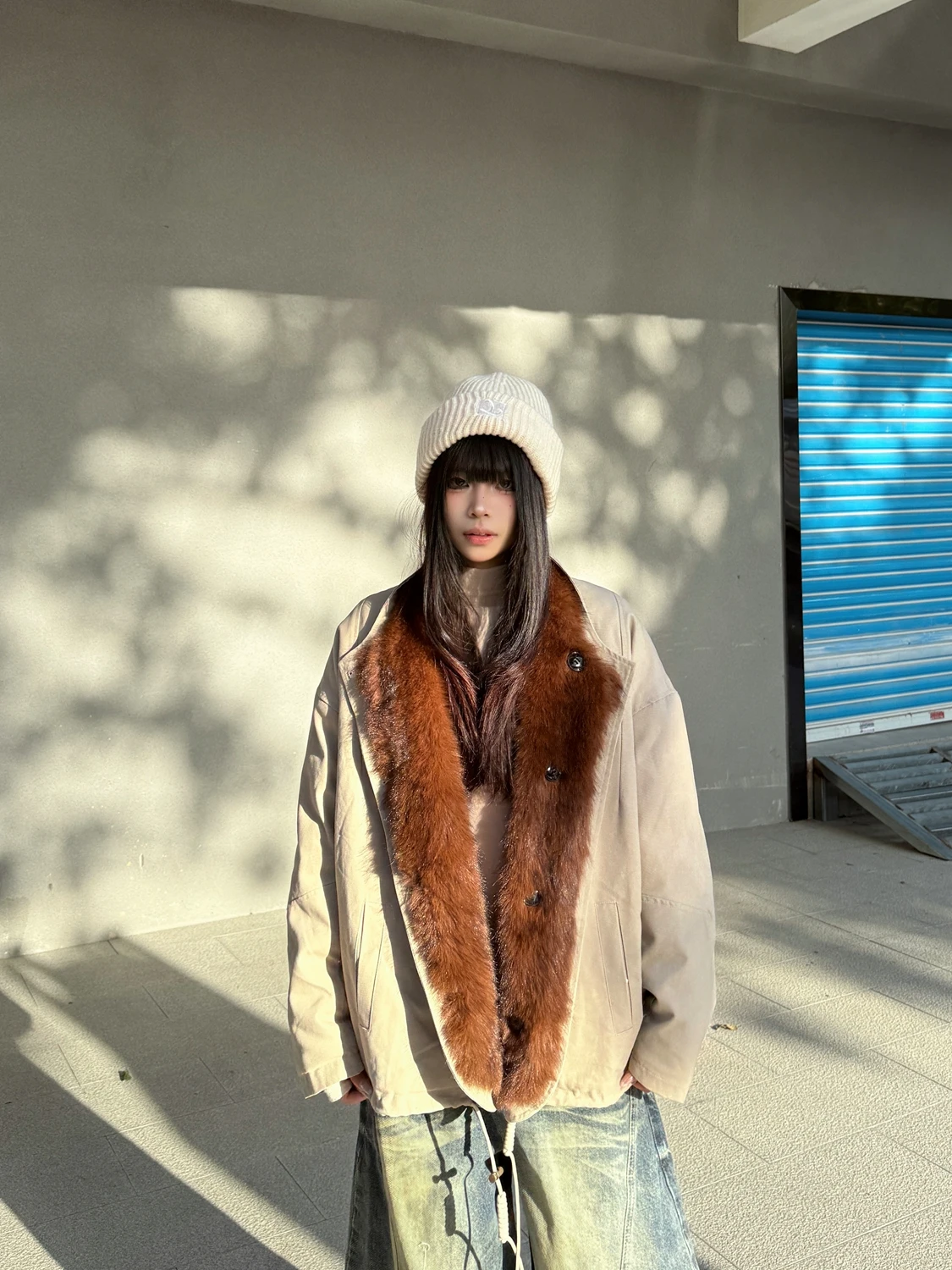 

Ретро-зимняя куртка для мужчин: повседневное уютное пальто с мехом для пар, винтажное, ветрозащитное, теплое, хлопковое.