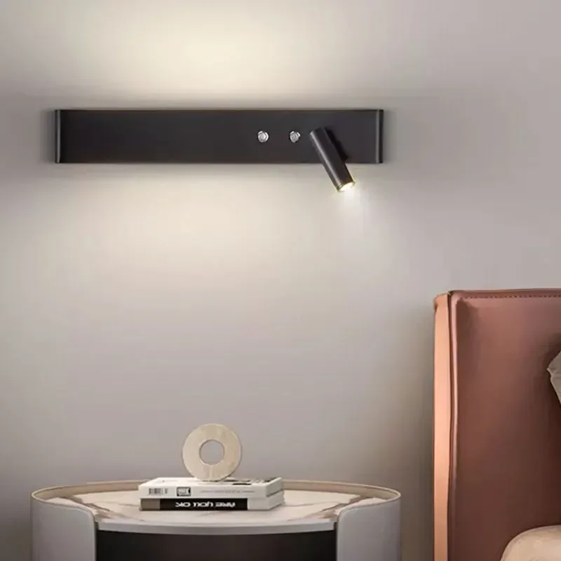 Master Bedroom Bedside Wall Lamp Lights Spotlight Living Room Background Indoor Lighting Decor Modern Minimalist Reading Light