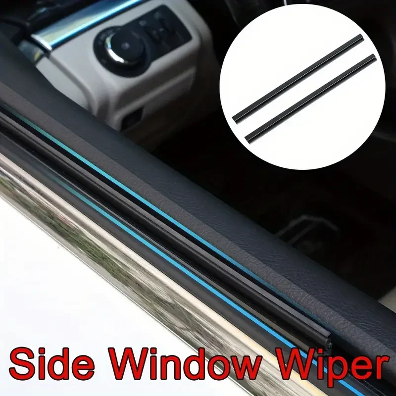 2PCS Universal Car Side Window Wiper Accessories Window Cleaning Tool For Car Water Mist Removal Wipers Blade