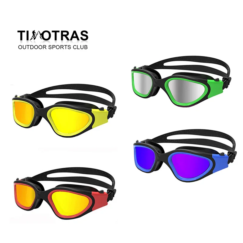 Gafas de natación para hombres y mujeres, lentes de protección UV antivaho, resistentes al agua, ajustables, de silicona, novedad de 2023