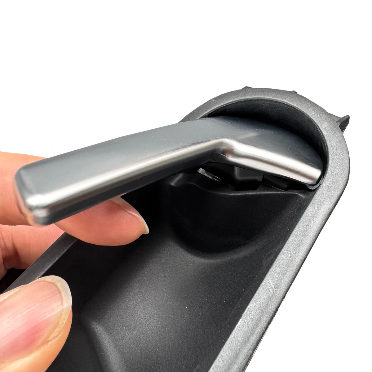 1PC LHD Left Right Interior Black Door Panel Pull Handle For VW