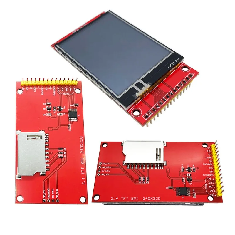2.4 inch 4-wire SPI serial port TFT liquid crystal display module ILI9341 driver LCD touch screen 240 * 320