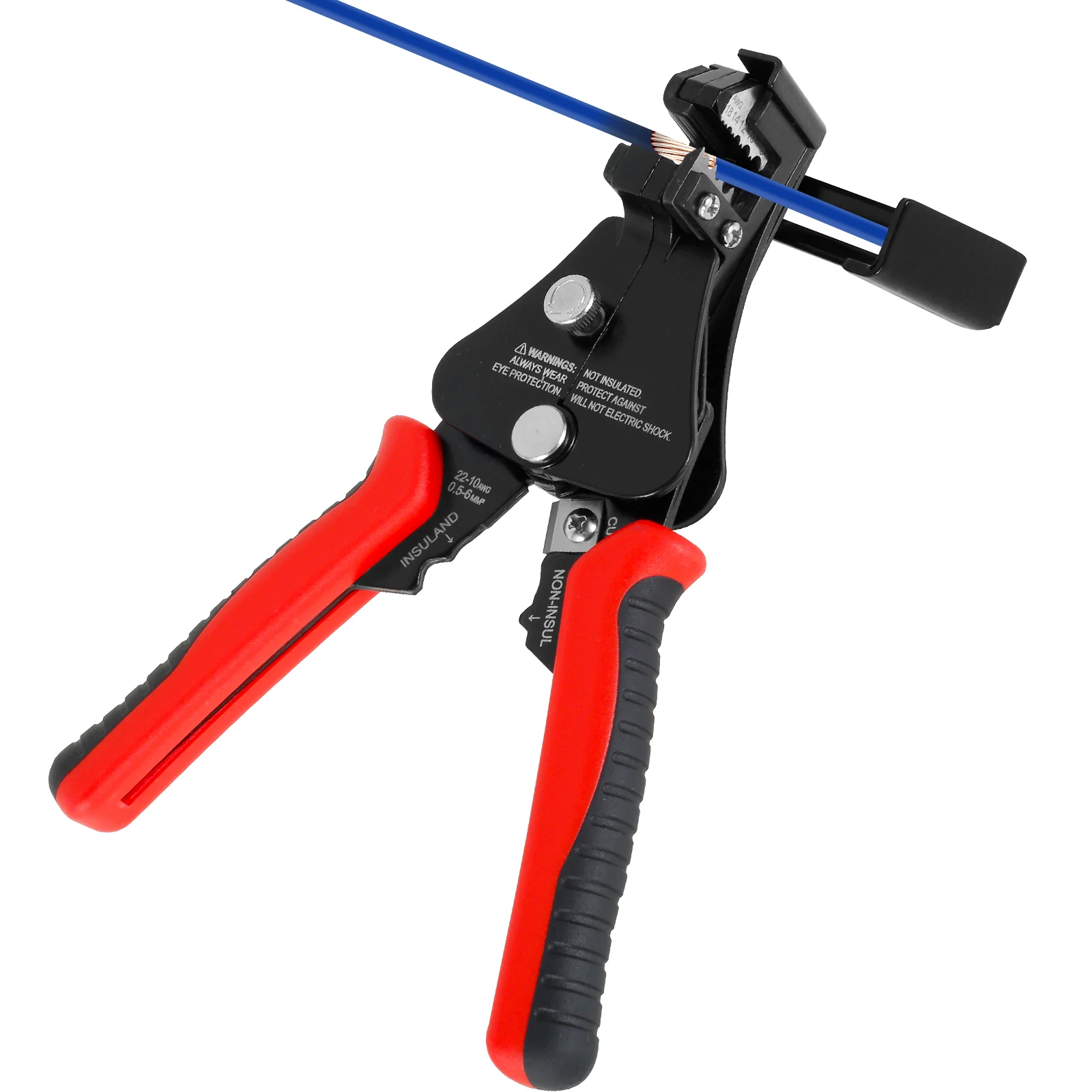 3In1 Wire Stripping Cutting Crimping Tool Wire Stripper Sharp Wire Stripping Pliers Ergonomic Non-slip Wire Crimper Labor Saving