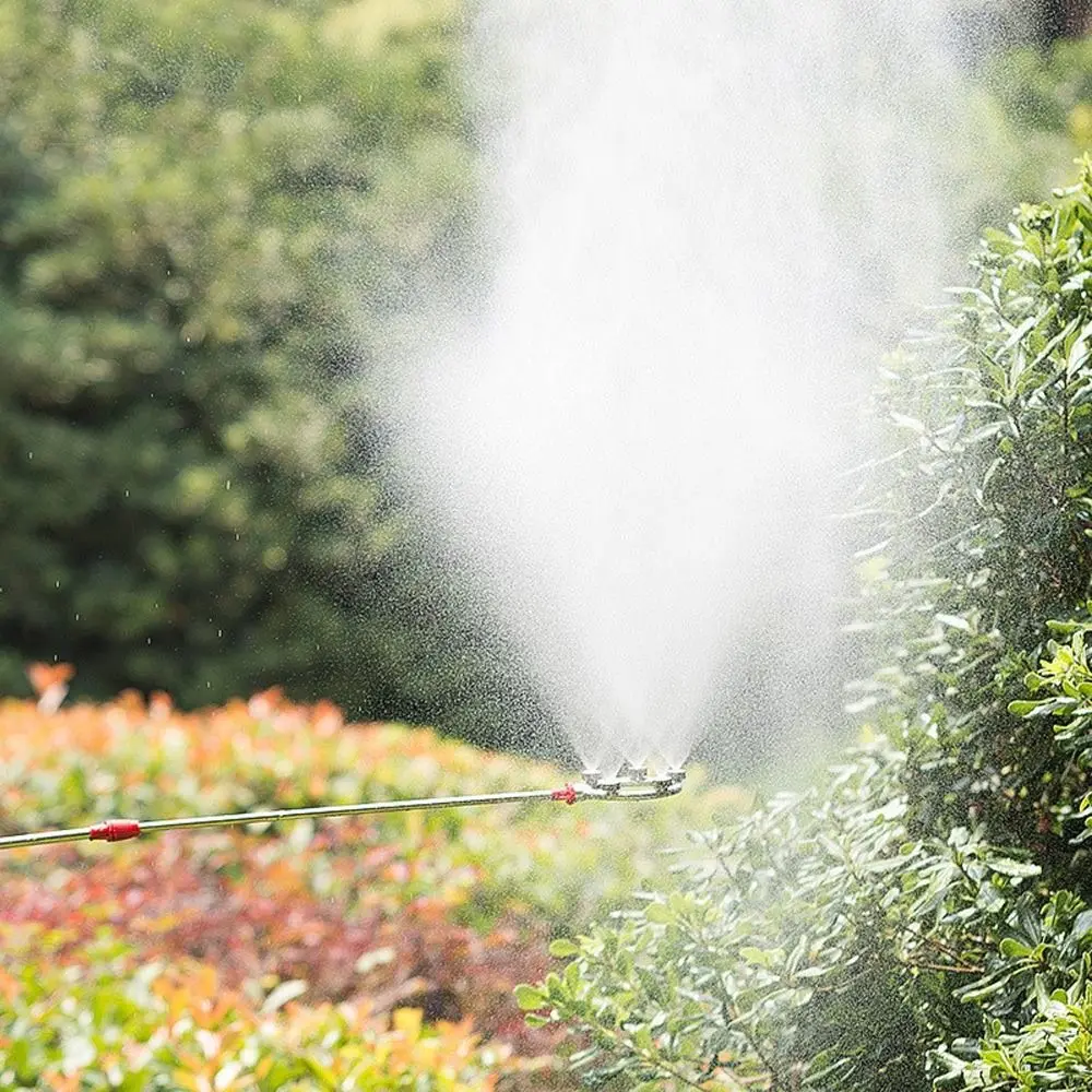 3/4/5 Heads Round Atomizing Nozzle M14 High Pressure Electric Sprayer Misting Stainless Steel Annular Nozzle Garden Irrigation