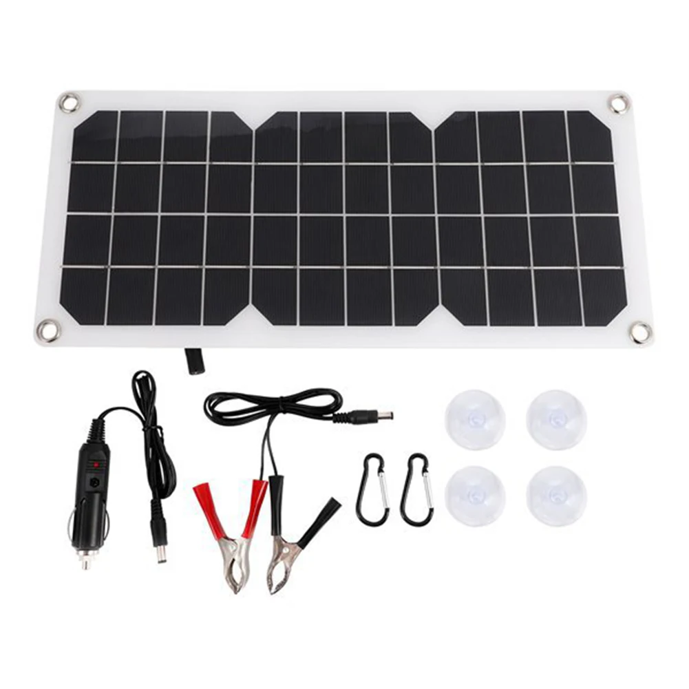 

420*190MM 10W Solar Panel USB Port High Efficiency IP65 Rating Monocrystalline Silicon Portable Design 12V Output