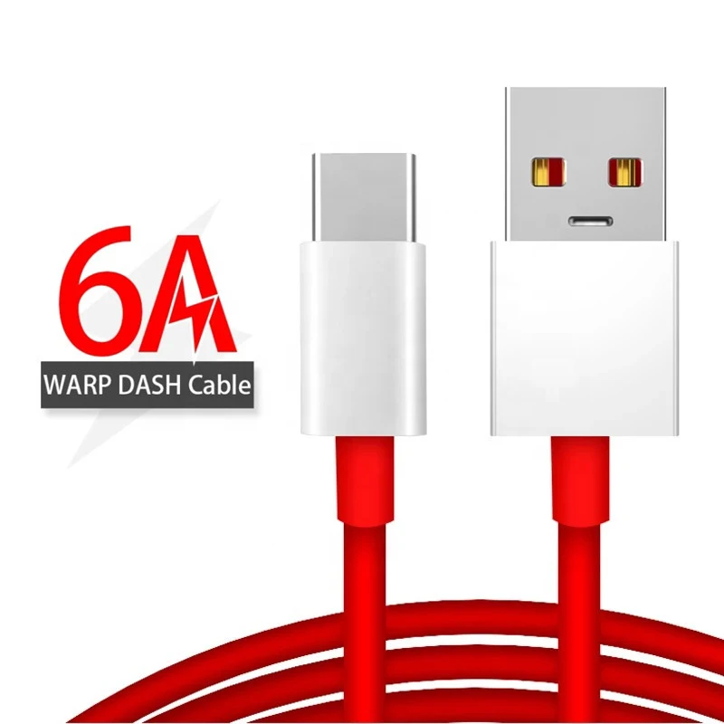 80W 67W 65W 30W 6A Warp Charge Cable 1/2/3 M For OnePlus 1+ ACE 2 10 9 8 Pro 10T 9T 8T 7T Nord 2 3 lite 2t CE 2 3 Fast Cord Line