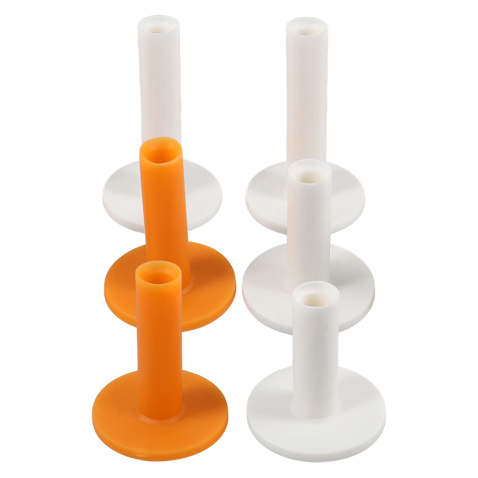 

6Pcs Rubber Golf Tee Set Compact Sturdy Different Height Golf Accessories for Indoor Office Park Practice Golfs Tees