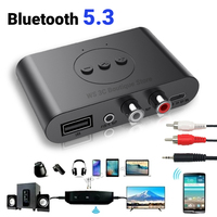 NFC Bluetooth 5.3 Audio Receiver 3.5mm AUX RCA Stereo Music Wireless Adapter Support U-Disk Play For Car Kit Speaker Amplifier