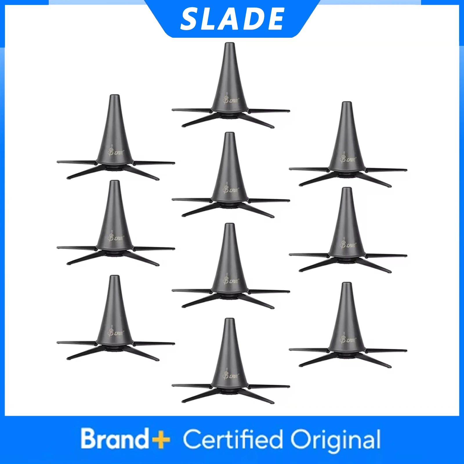 

Складная подставка для кларнета SLADE, черный металлический держатель-кронштейн, подставка для размещения, аксессуары для деревянных духовых инструментов