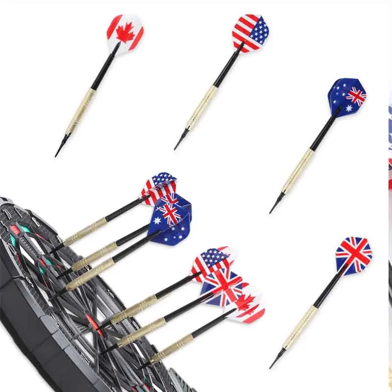 Accessori per freccette elettroniche da 12 pezzi Sicurezza professionale Set di freccette con punta morbida da 14 grammi con punta per freccette in plastica extra