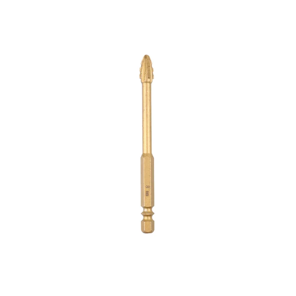 Drill Bit Set 6/8/10/12mm Hex Shank Hole Opener Drill Bit For Tile, Glass, Marble With Hex Shank Drilling Power Tools