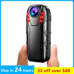 Mini Dash Cam Police Video Surveillance Recording HD 1080P Wearable Body Camera Infrared Night Vision 125° Wide Angle Camcorder