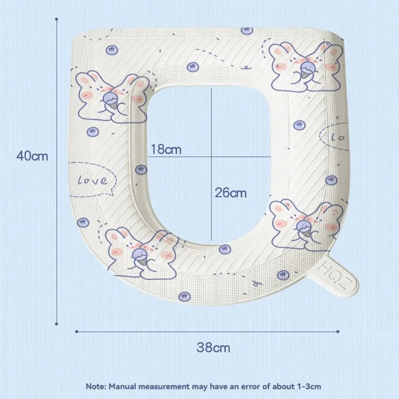 Almofada de vaso sanitário de desenho animado quatro estações conjunto de barris universais verão casa sentada vaso sanitário