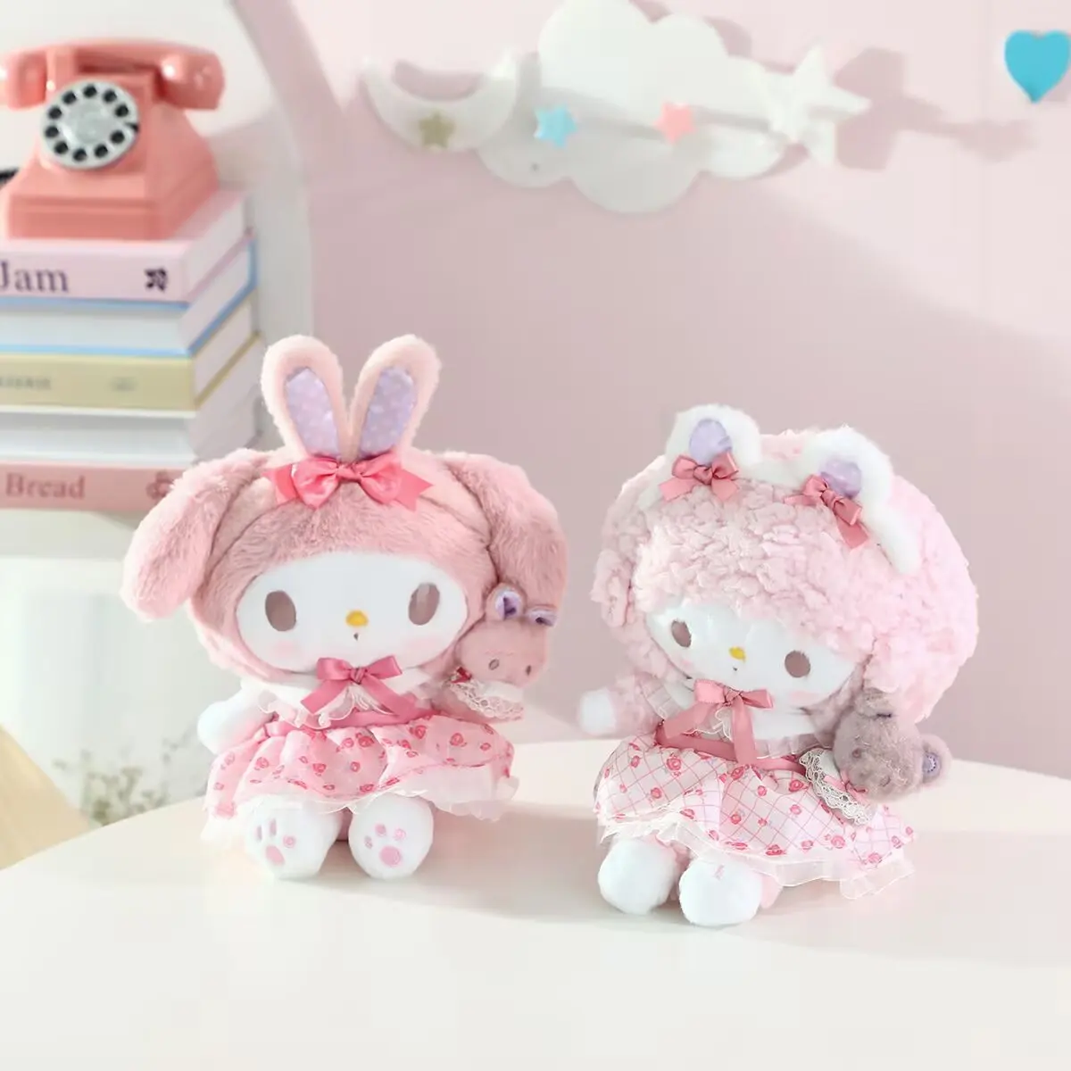 

Японское аниме Sanrio My Melody Plushies Toy Hello Kitty Stuffed Anime My Sweet Piano Плюшевая игрушка Прекрасная милая кукла Рождественские подарки Девушка