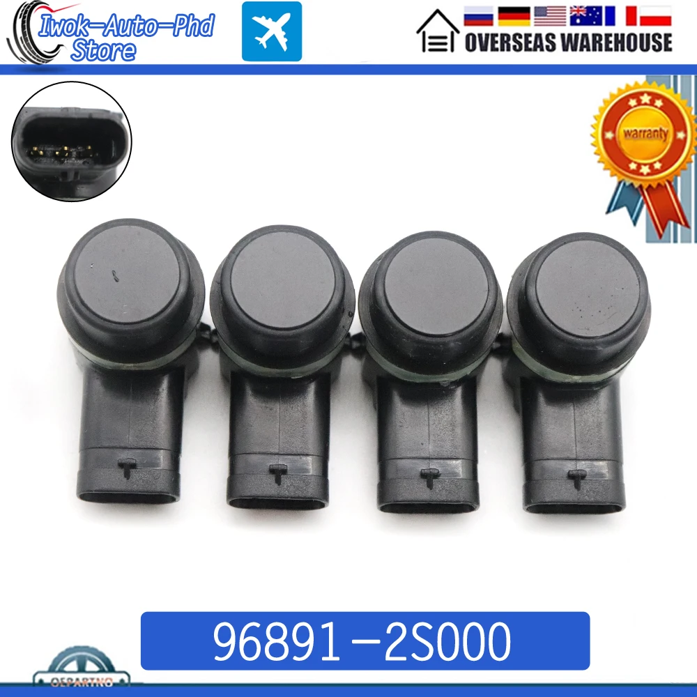 

Датчик парковки заднего хода для Hyundai Santa Fe Maxcruz Tucson ix35 968912S000, 4 шт.