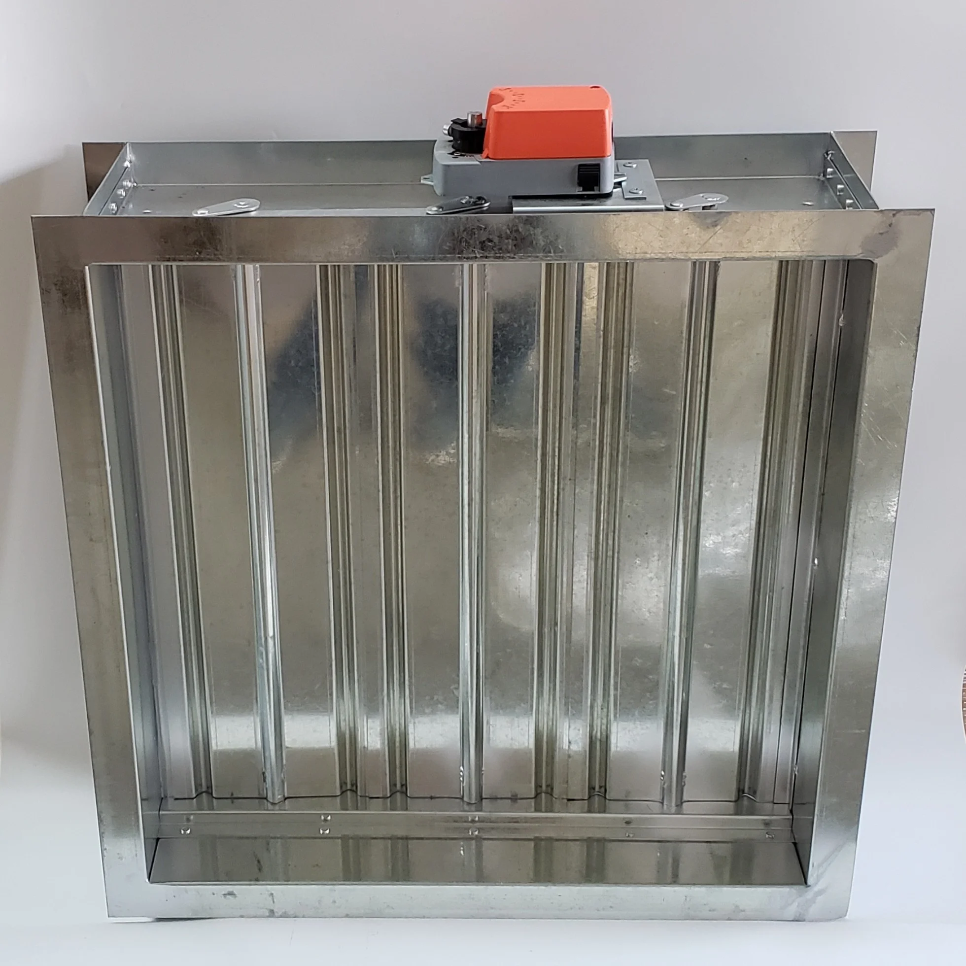 electric 220V motorized air Damper square air duct damper 24v Galvanized Square motor damper