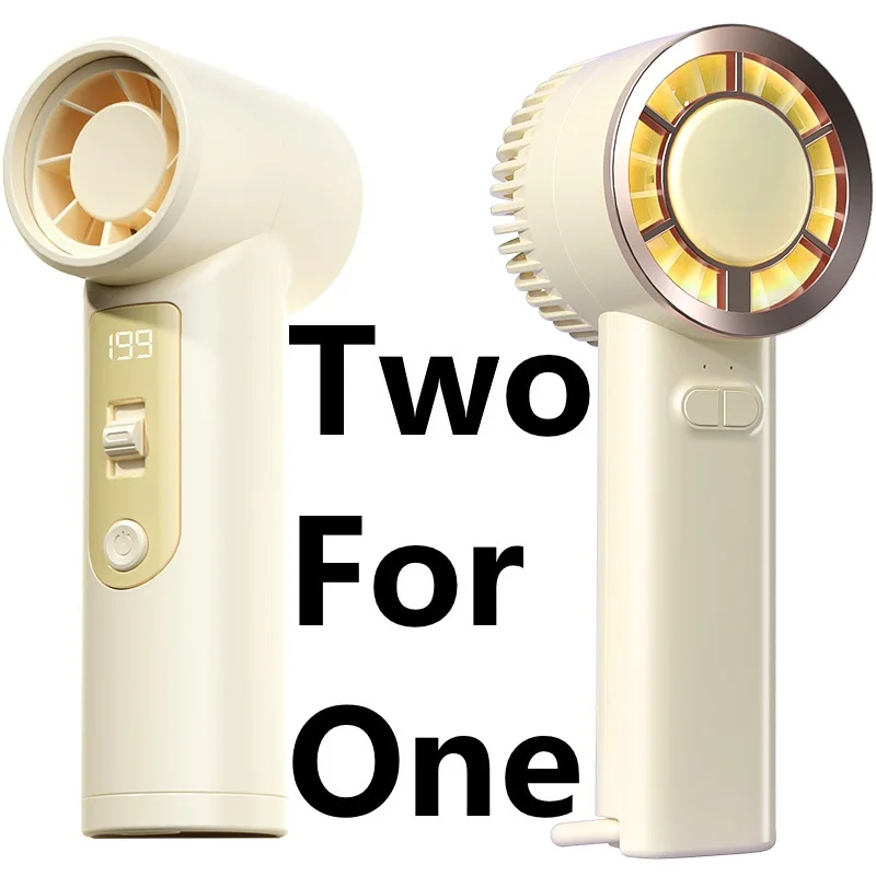 [اشتري واحدة واحصل على واحدة مجانًا] مروحة Xiaomini المحمولة المحمولة الصغيرة القابلة لإعادة الشحن طويلة المدى عالية الرياح الهواء المنزلي