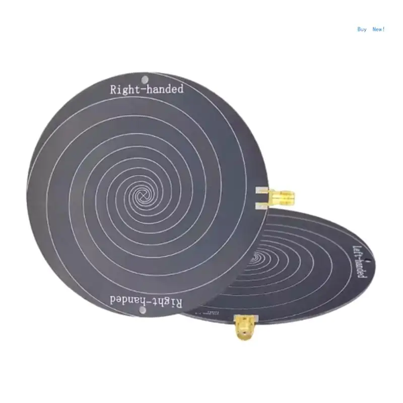 Antenas de banda larga 0.51-10Ghz circularmente polarizadas antenas espirais equiangulares, circularmente polarizadas