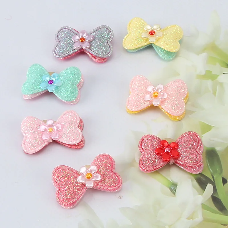 10Pcs Dog Hair Bows Lace Dog Hair Accessories Pet Grooming Supplies Cute Small Dogs Bows Rubber Bands Accessories