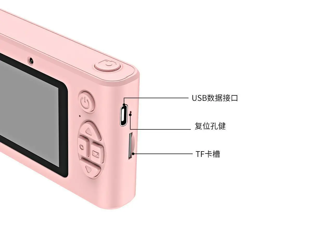 Telecamera digitale ad alta definizione per campus Iniziare Mini Card CCD da viaggio per bambini