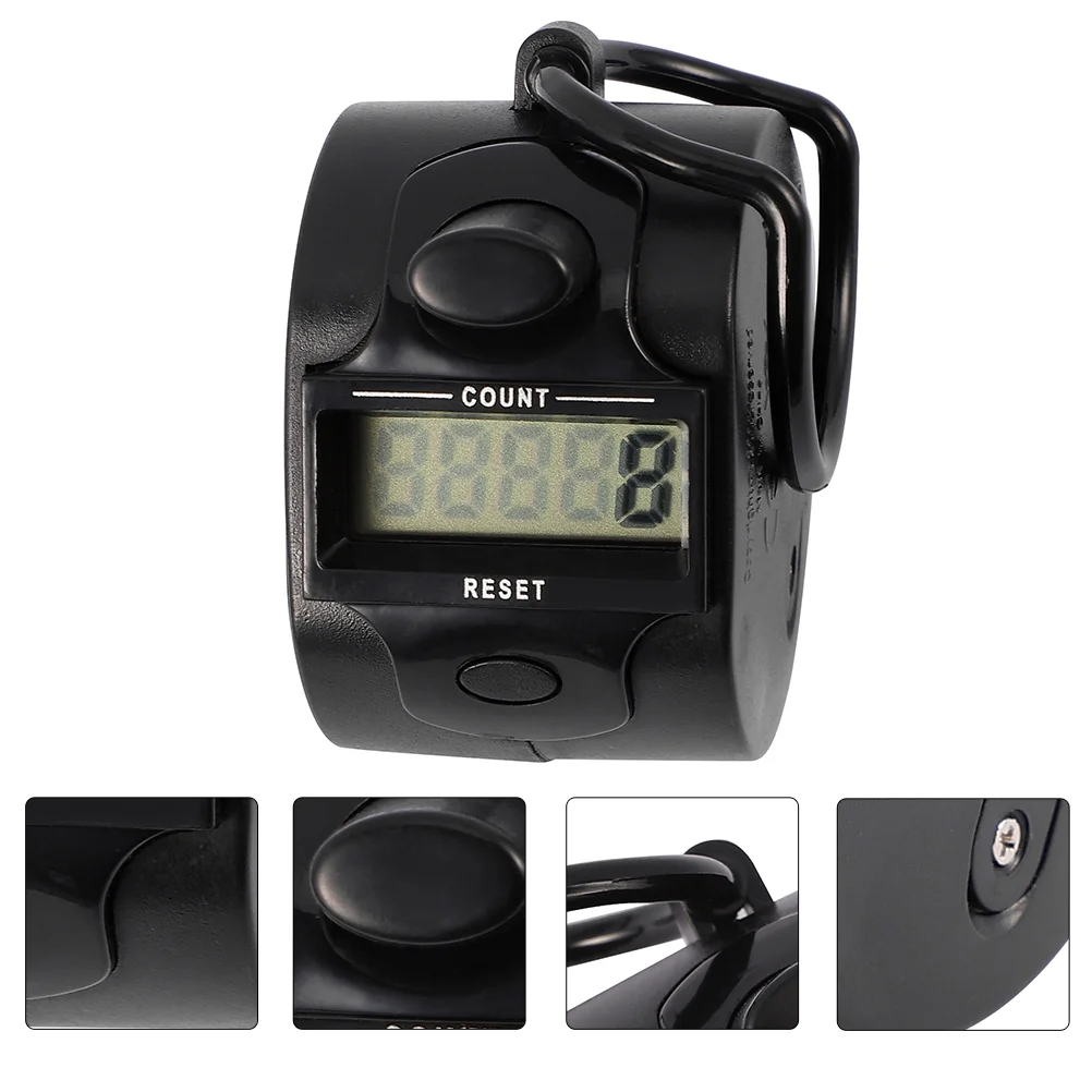 2 Pcs Manual Counter Sports Supplies Digital Pedometer Precision Number Plastic Fitness Information Tool