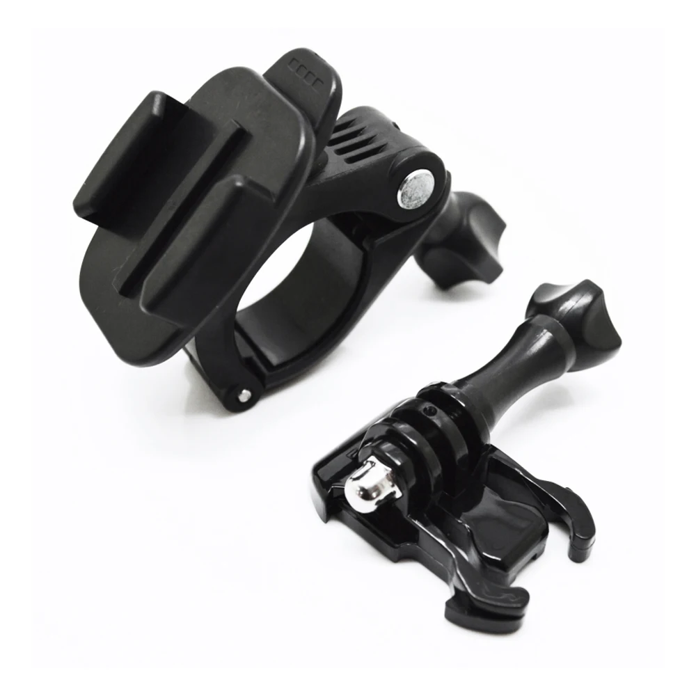 Motocicleta Bike Handle Bracket para Ciclismo, Action Camera Mount, Fixing Base, GoPro Acessórios