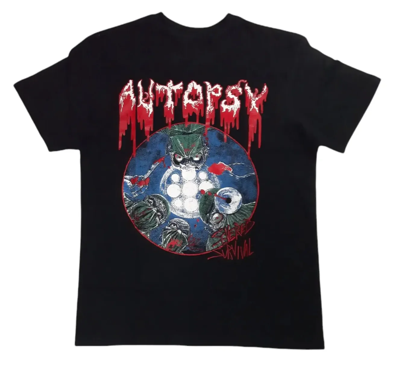 AUTOPSY - SEVERED SURVIVAL Unisex Black shirt Full size