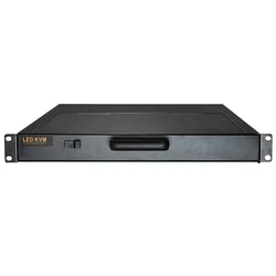 Industrial tudo em um IP opcional 17 polegadas 32 portas 1U switch kvm ip de montagem em rack com console de gaveta kvm