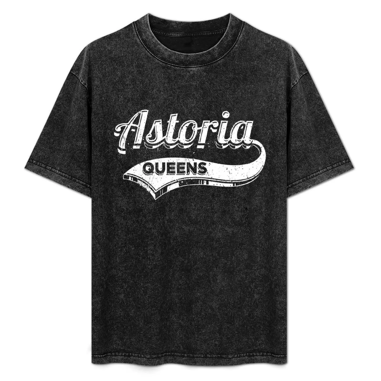 

Astoria Queens Baseball Typography Design T-Shirt sports fans cotton man t-shirts t shirt men