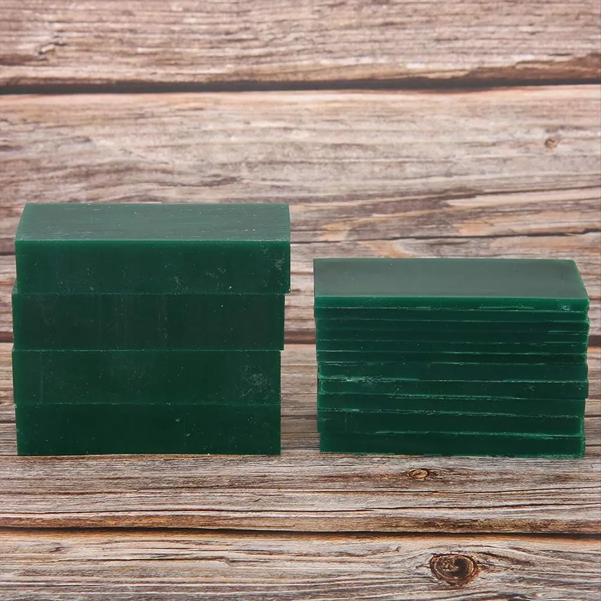 A77K Jewelry Wax, 15pcs Sliced Carving Wax Jewelry Modeling Engraving Making Processing Accessory Carving Wax Block
