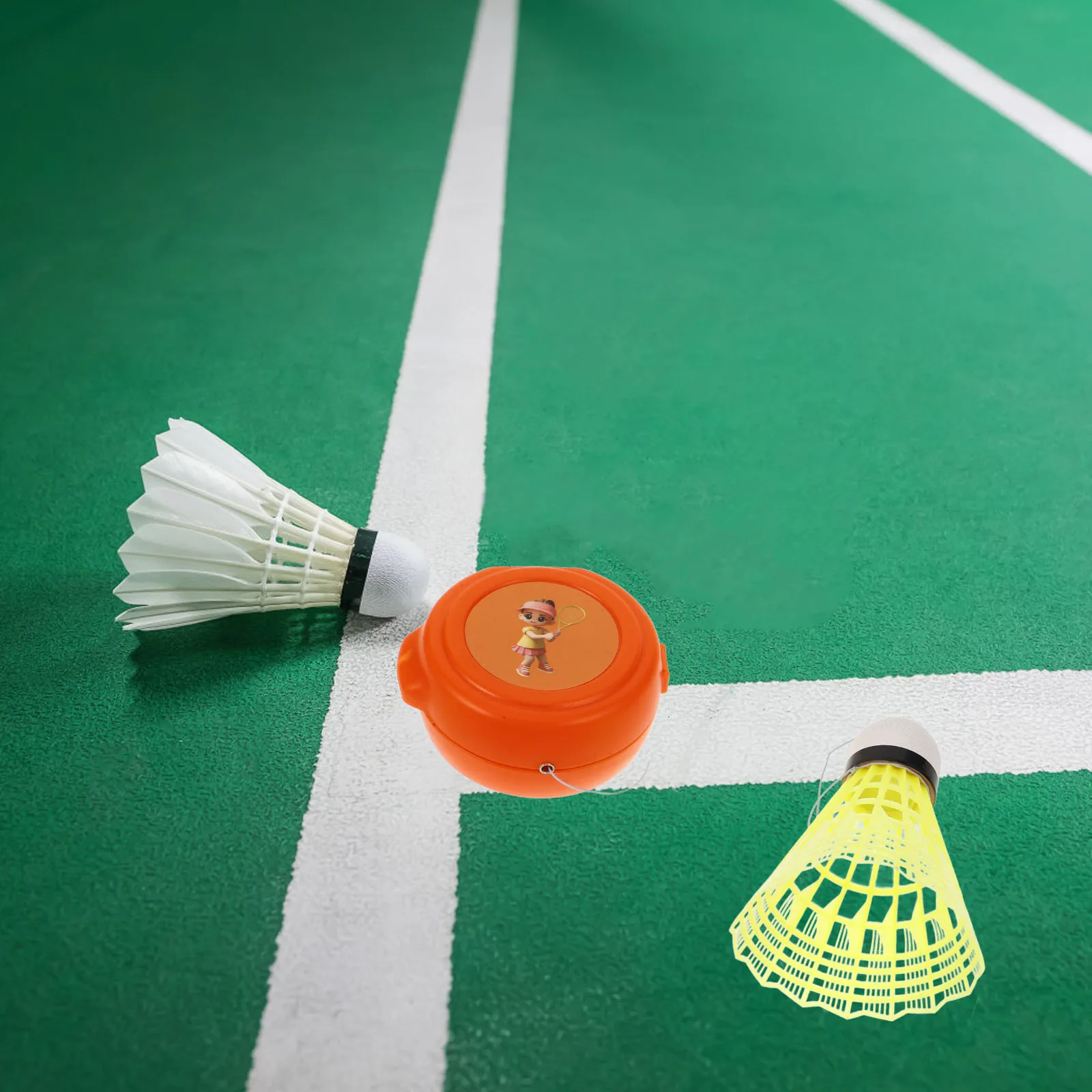 

1 Set Rebound Trainer Shuttlecock Solo Training Device Adjustable Swing Training Tool For Indoor Outdoor Practice Kids Adults