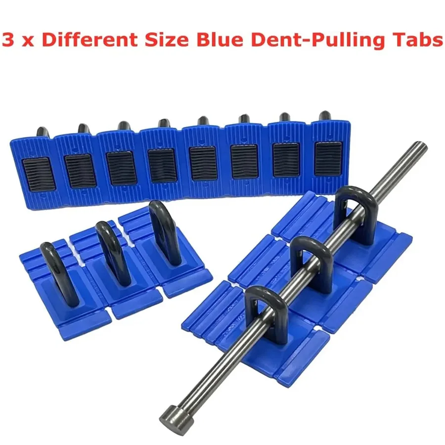 New Car Dent Repair Tool Auto Dent Puller Kit Heavy Duty Cars Body Dent Remover Glue Pulling Tabs Blue Pull Tools