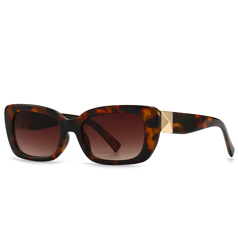 Popular Brand Designer Fashionable vintage Women's Square Sunglasses UV400, Perfect for Shopping and as a Gift