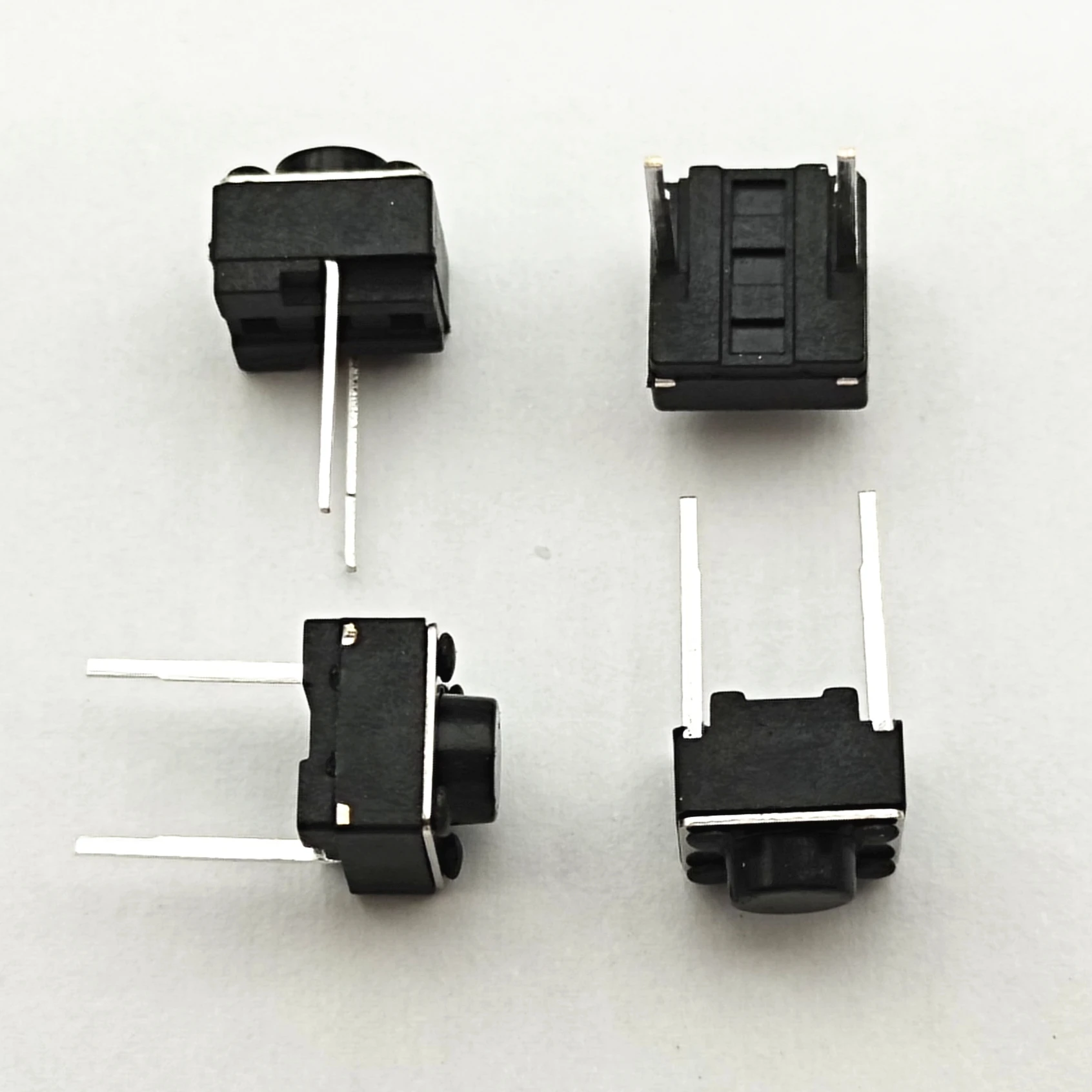 100pcs 6*6*5mm Tactile Switch Momentary Tact push button switch Micro key power 6x6x5 DIP2 Middle 2 pin ever