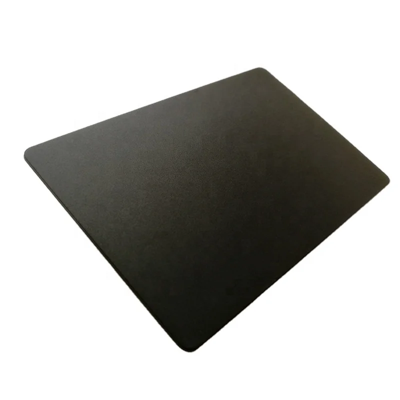 Customized inquiry Custom Personalized Plain Stainless Steel Laser Engraving Metal Business Cards Blank 0.3mm 0.5mm 0.8mm Blank