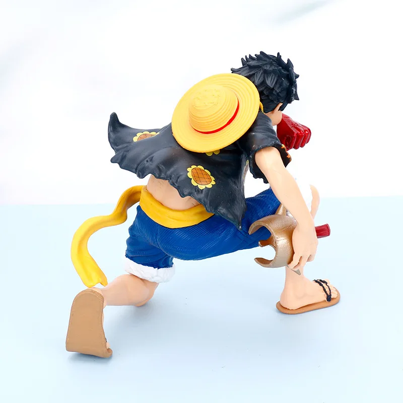 12.5cm Anime One Piece Figure Straw Hat Monkey D Luffy Arenas Gear Second Statue PVC Action Figurine Collectible Model Toy