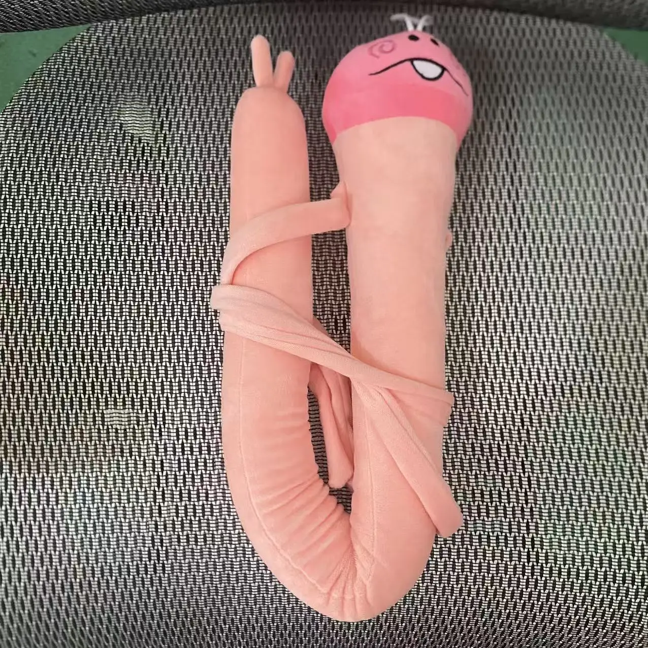 

74CM Funny Ugly Mushroom Plush Toy Cute Square Silly Doll Long One Cartoon Pattern For Kids Birthday Christmas Gift Throw Pillow