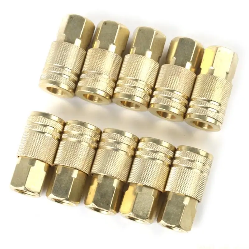 

A2BE Brass Air Fitting Hose Couplers for Secure Connection in Workshop Automotive Use