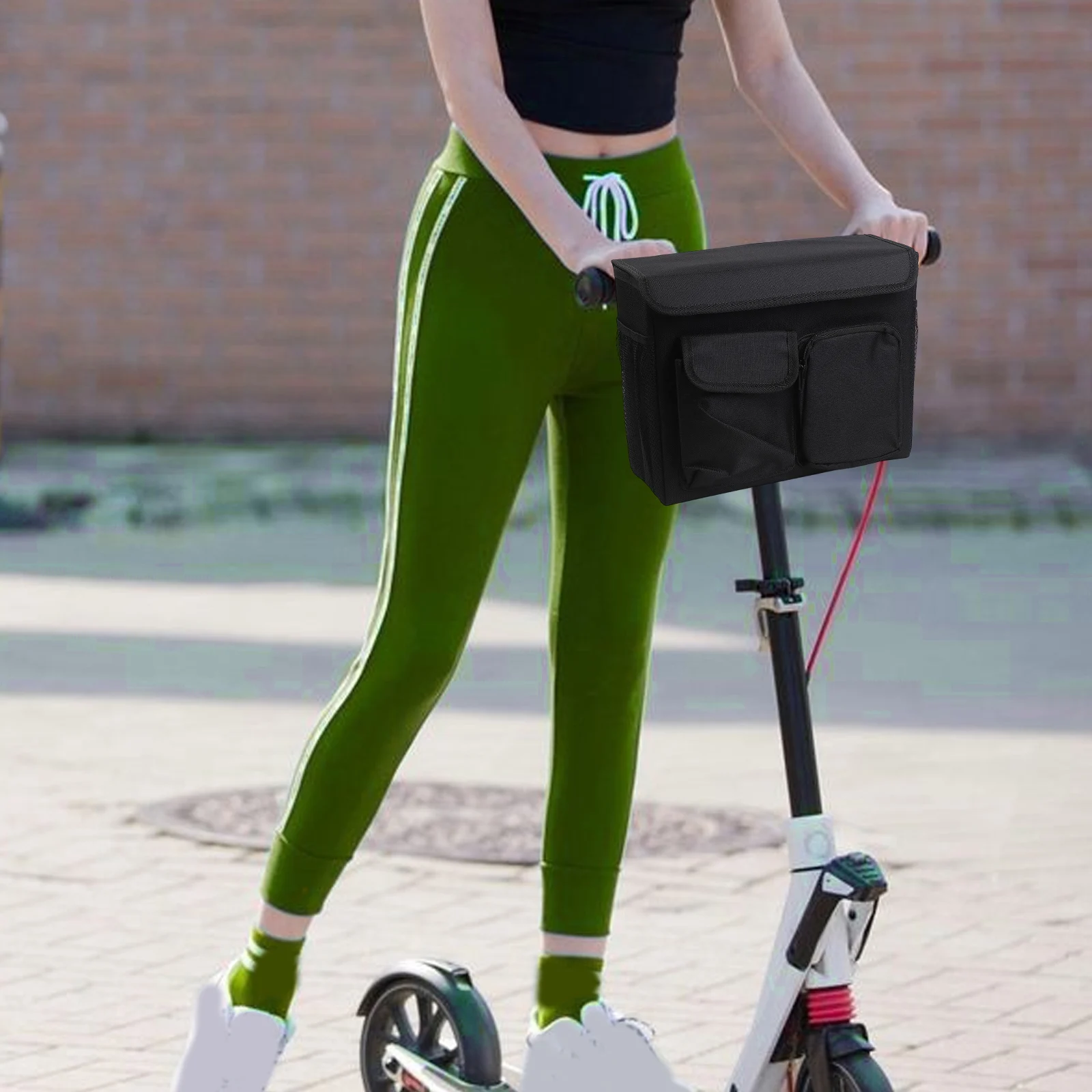 Large capacity walker bag for For Wheelchairs with side storage pockets to carry water bottles and essential personal belongings