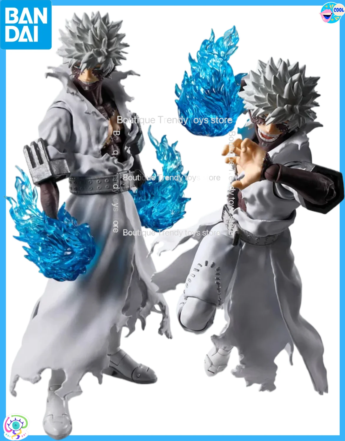 

В наличии: Оригинальная фигурка BANDAI S.H.Figuarts My Hero Academia DABI SHF в коробке, модель, подарок для детей, упаковка в пенопластовой коробке