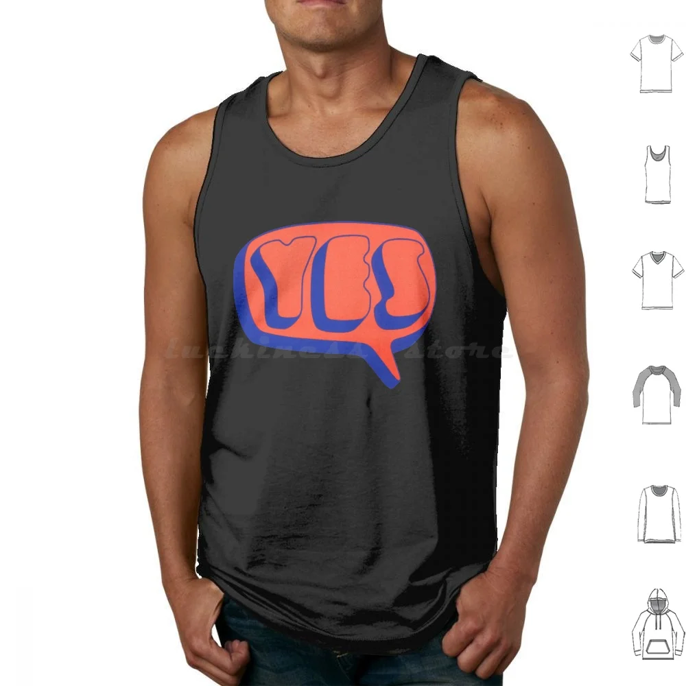 Yes-Yes Tank Tops Print Cotton Yes Prog Prog Progressive