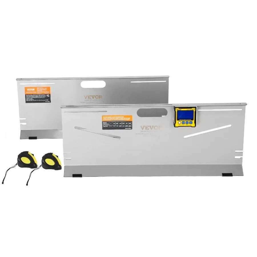 

Wheel Alignment Tool 2Pack Toe Plates Camber Caster Toe Gauge 0.1 Accuracy Stainless Steel Tool Plate Magnetic Slots and 6 Ali