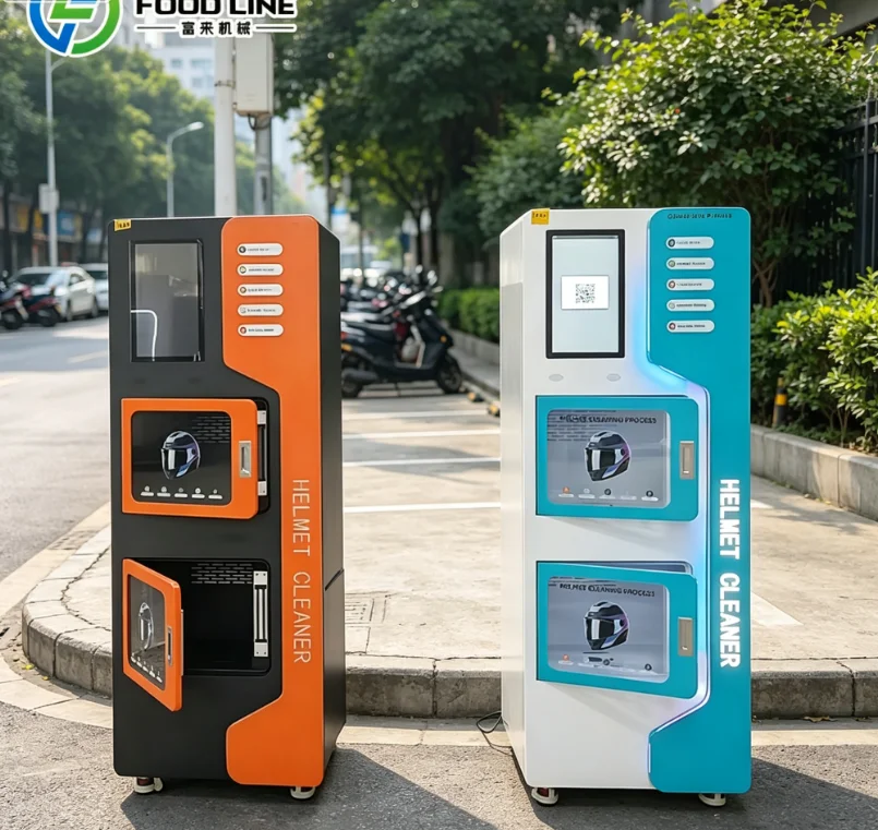 Intelligent Program Control Helmet Cleaning Vending Machine