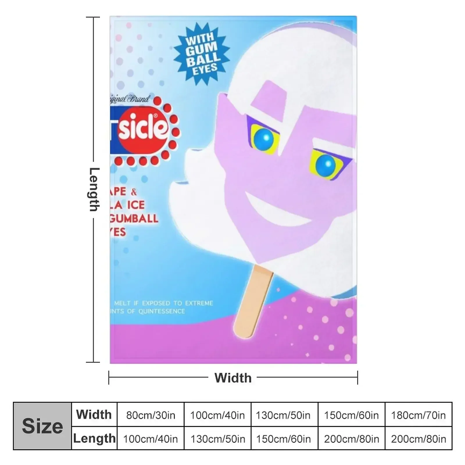Lotor Ice cream ! Throw Blanket couch cozy soft plush fuzzy picnic outdoor blanket