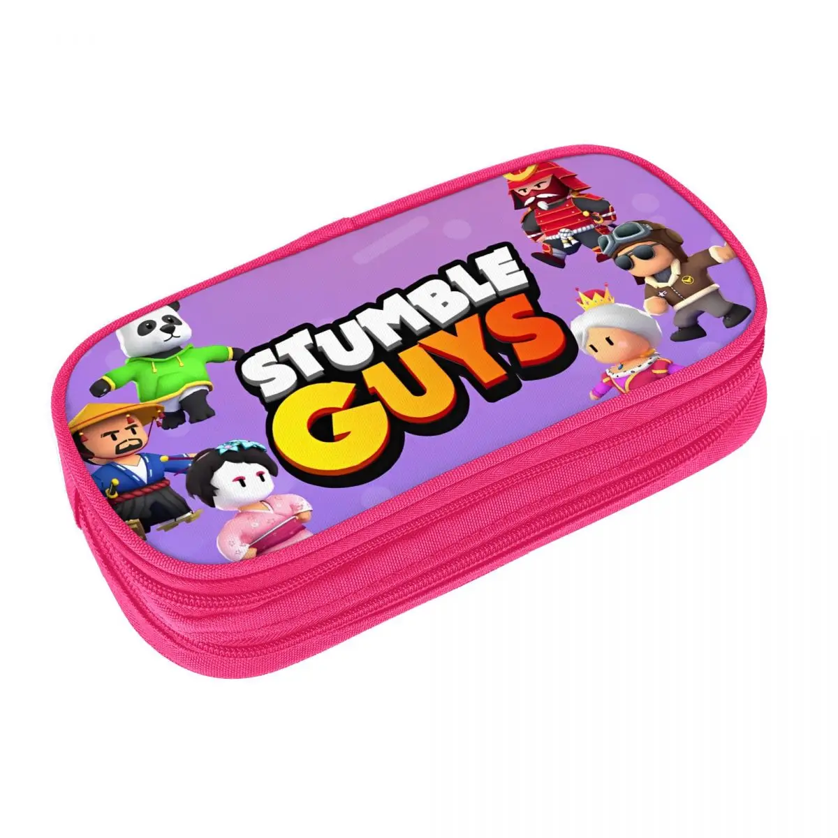 

Stumble Guys Funny Game (1) Pencil Case Girls Boys Cool Pen Box Design School Pencil Cases Supplies Gift