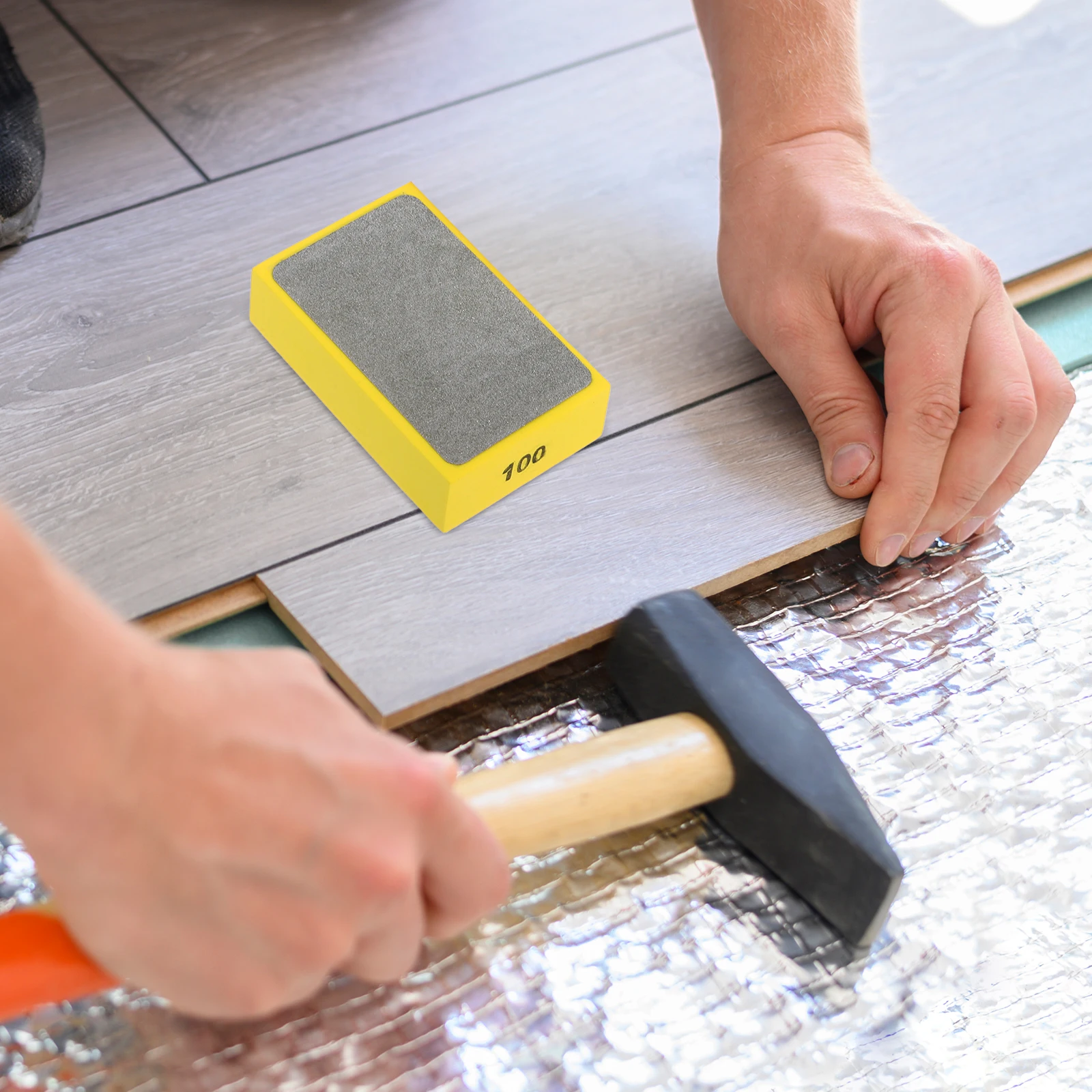 4 Pcs Hand Grinding Kit for Tiling Sanding Stone Tools Ceramic Sanding Block For Ceramics Tiles Crafts Rock Trimming Tools