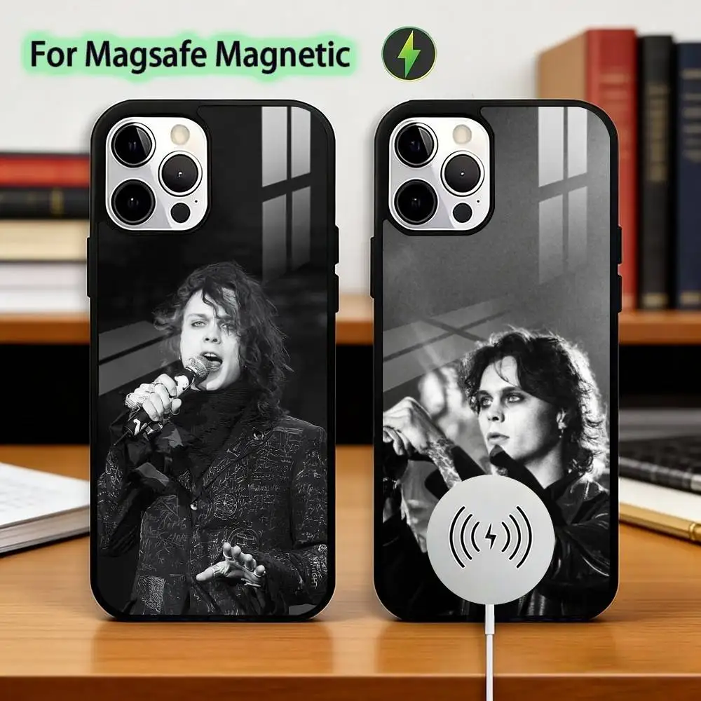 

Ville Valo Finnish V-Vocalist Phone Case For iPhone17,16,15,14,13,12,11 Plus,Pro Magnetic For Magsafe Wireless Charging