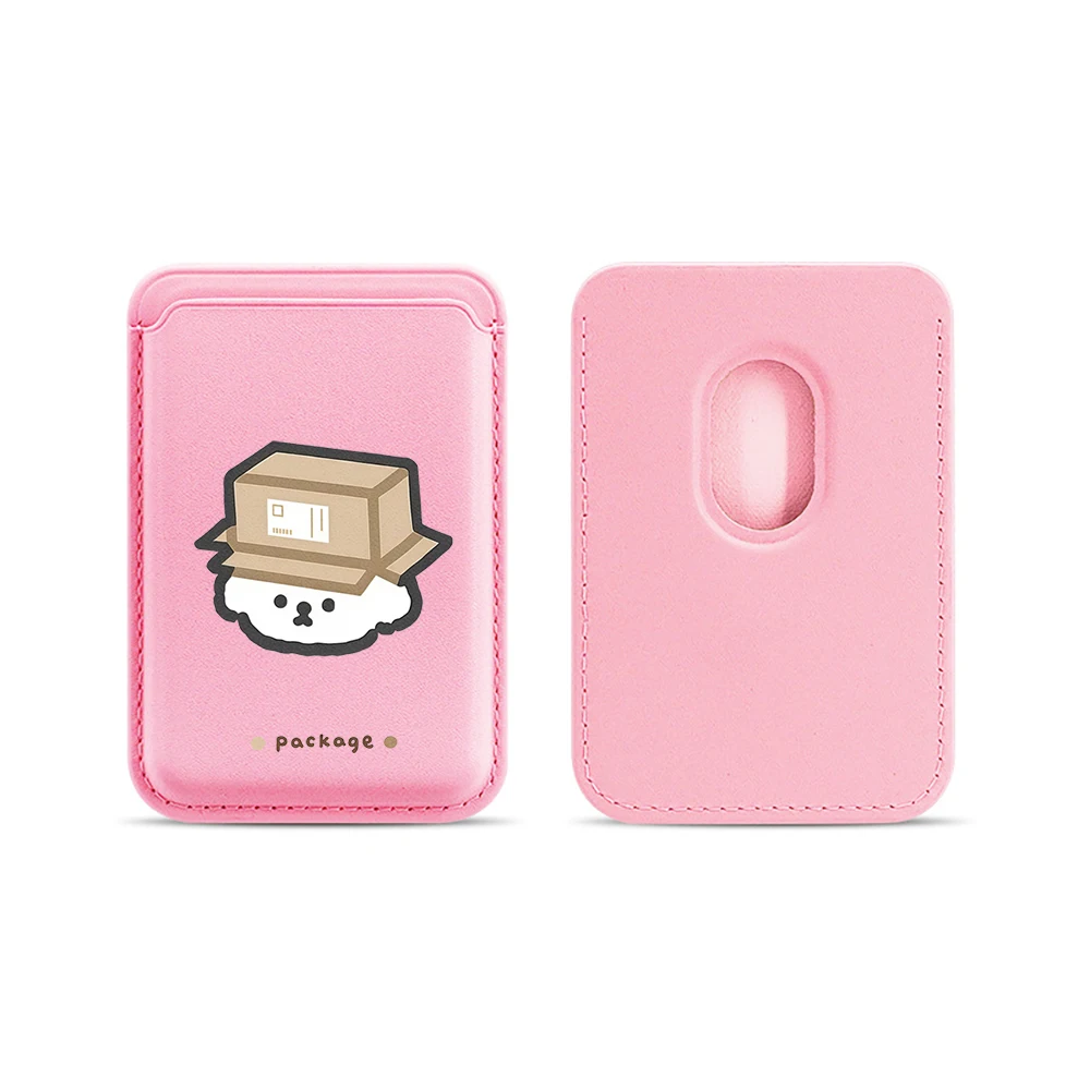 Puppy Leder-Kartenetui Handyhülle Kartenhalter für Magnetische Hülle Geeignet für alle iPhone Magsafe Karten-Handy-Rückseiten-Taschen – Detail 14