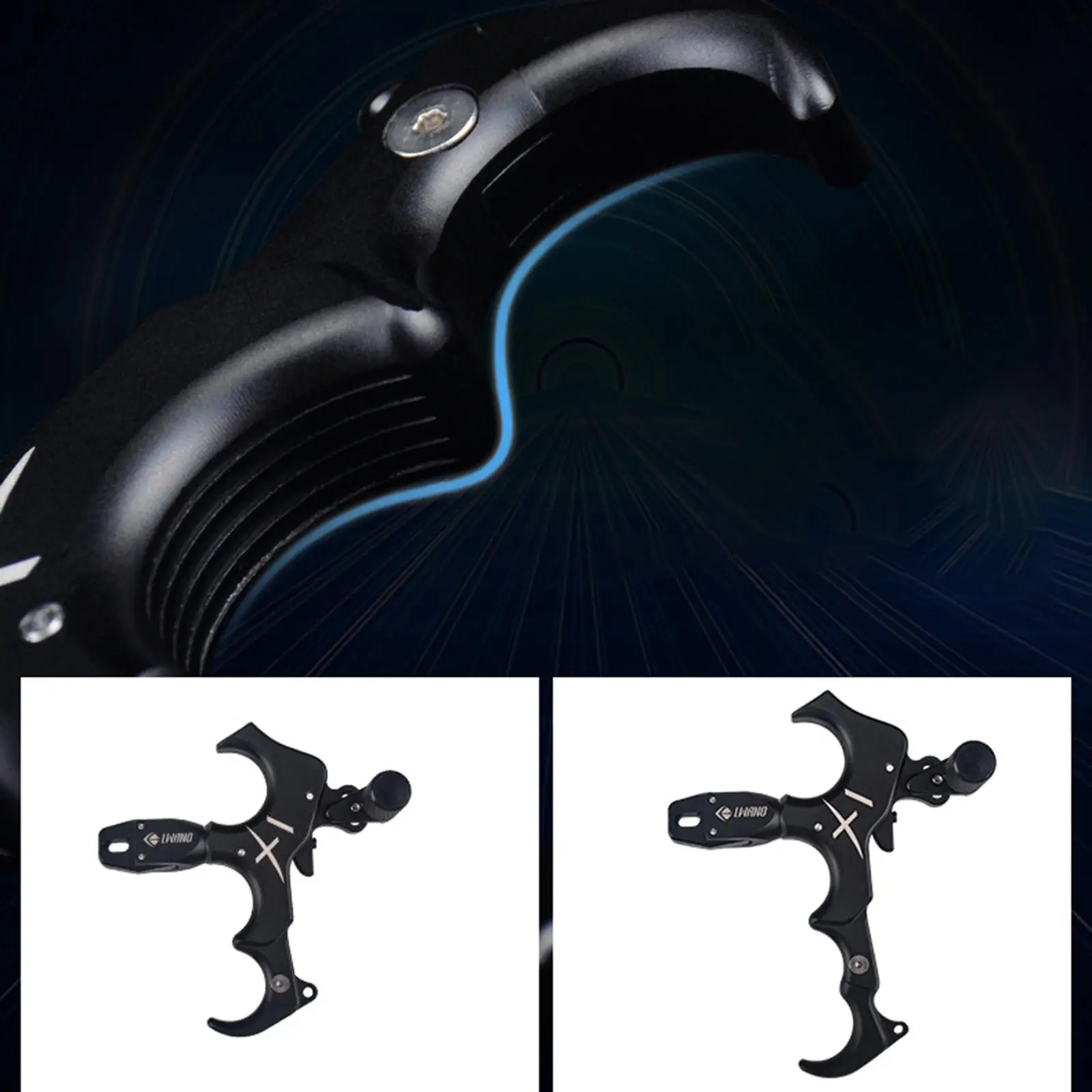 Adjustable 360 Degree Rotating Archery Release Aids for Left Right Hand Shooters Hunting Bow Accessories